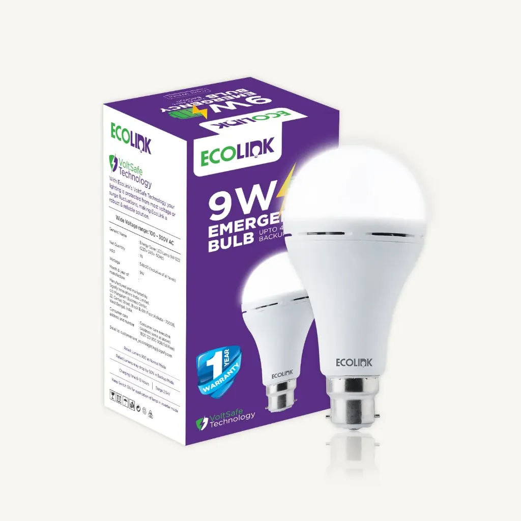 Ecolink 9W  Emergency LED Bulb